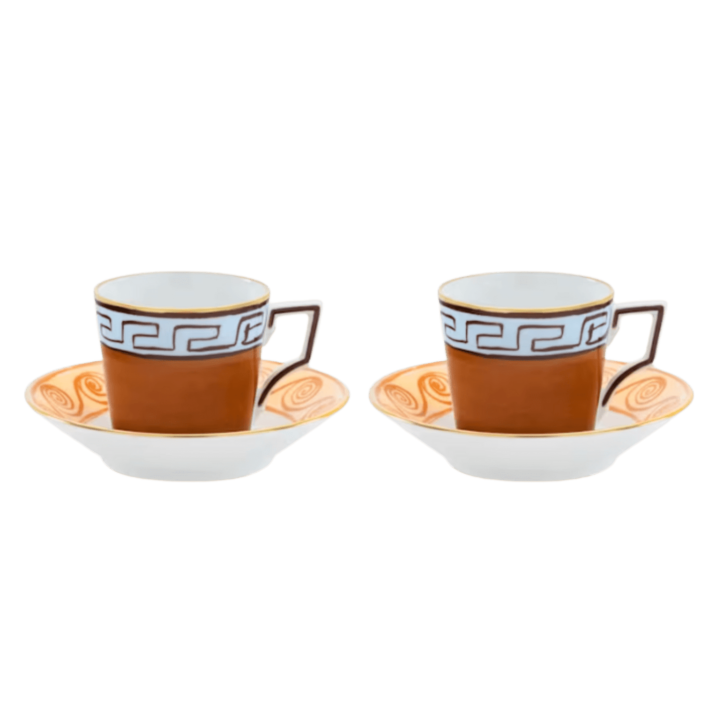 Il Viaggio Coffee Cups with Saucers - Set of 2 - Hosted by Kelly Gaudreau