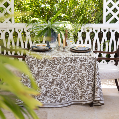 India Hicks Home Wildcard & Backgammon Tablecloth - Hosted by Kelly Gaudreau