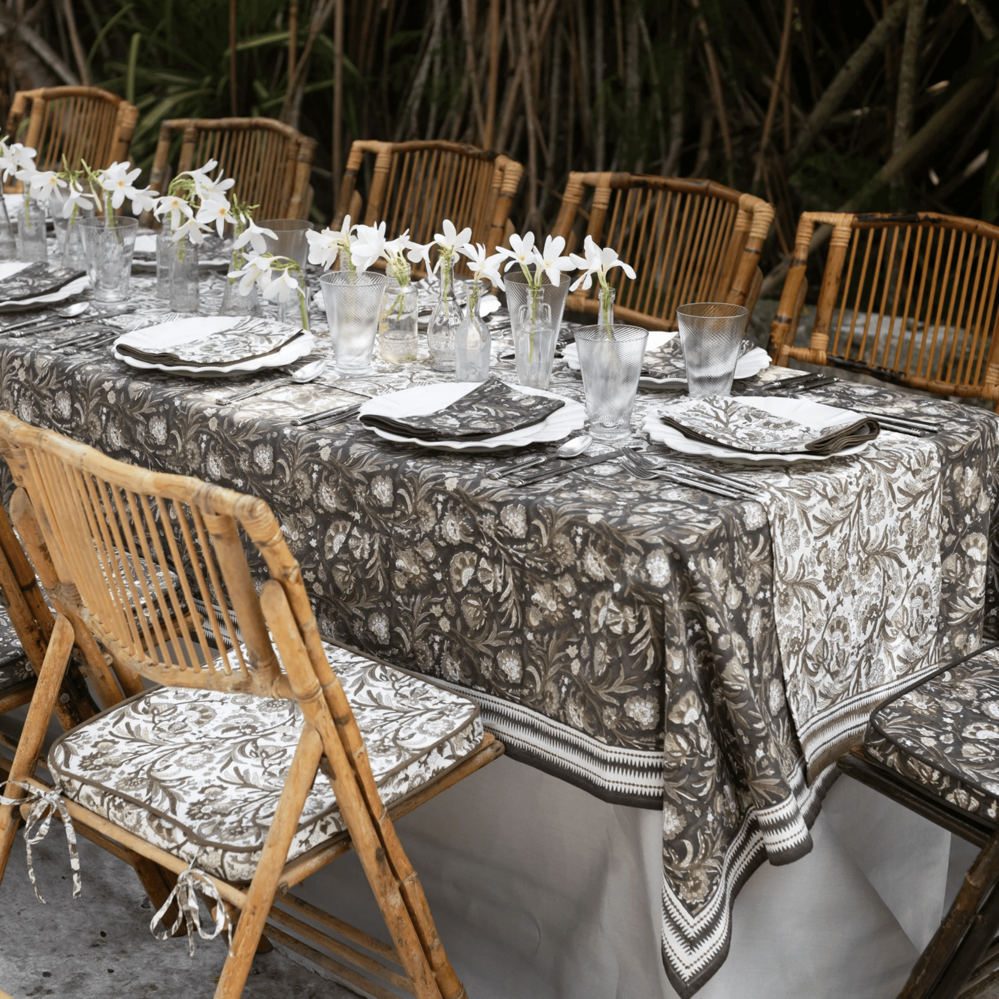 India Hicks Home Wildcard & Backgammon Tablecloth - Hosted by Kelly Gaudreau