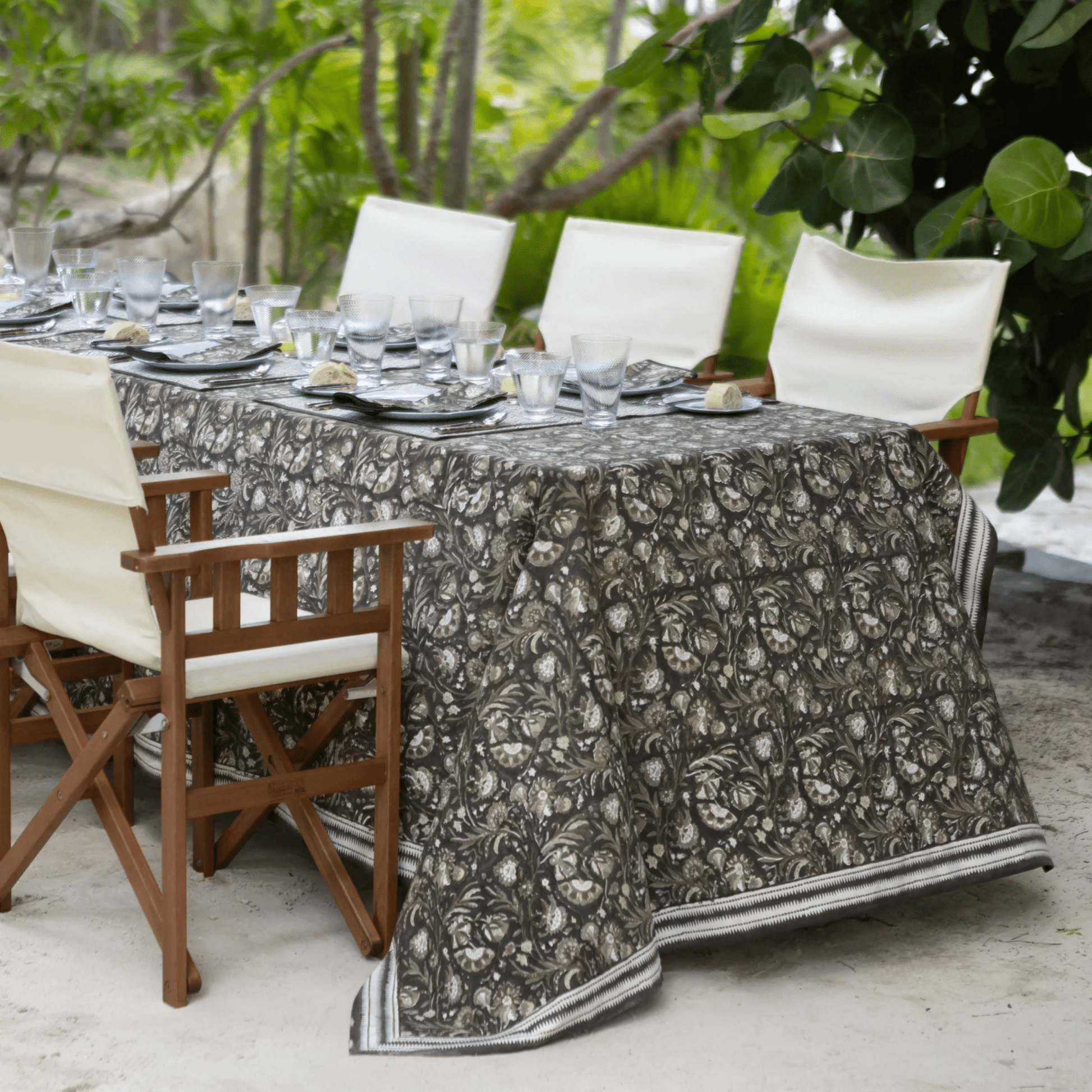 India Hicks Home Wildcard & Backgammon Tablecloth - Hosted by Kelly Gaudreau