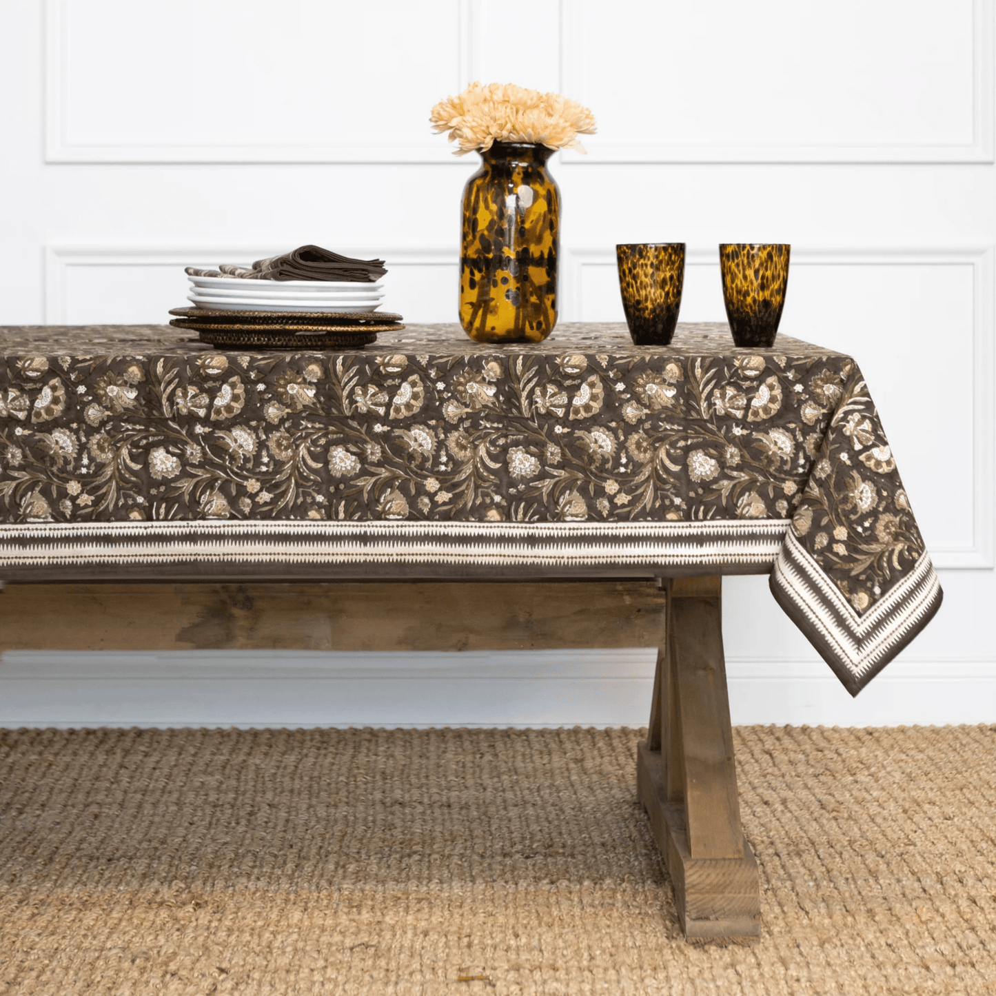 India Hicks Home Wildcard & Backgammon Tablecloth - Hosted by Kelly Gaudreau