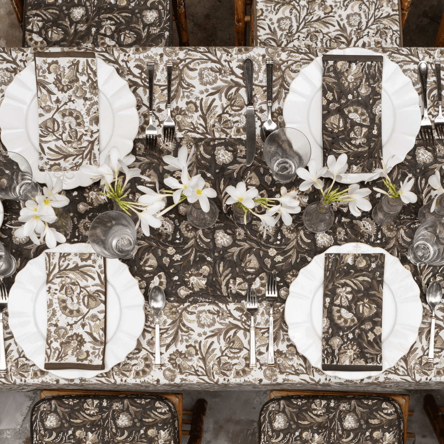 India Hicks Home Wildcard & Backgammon Tablecloth - Hosted by Kelly Gaudreau