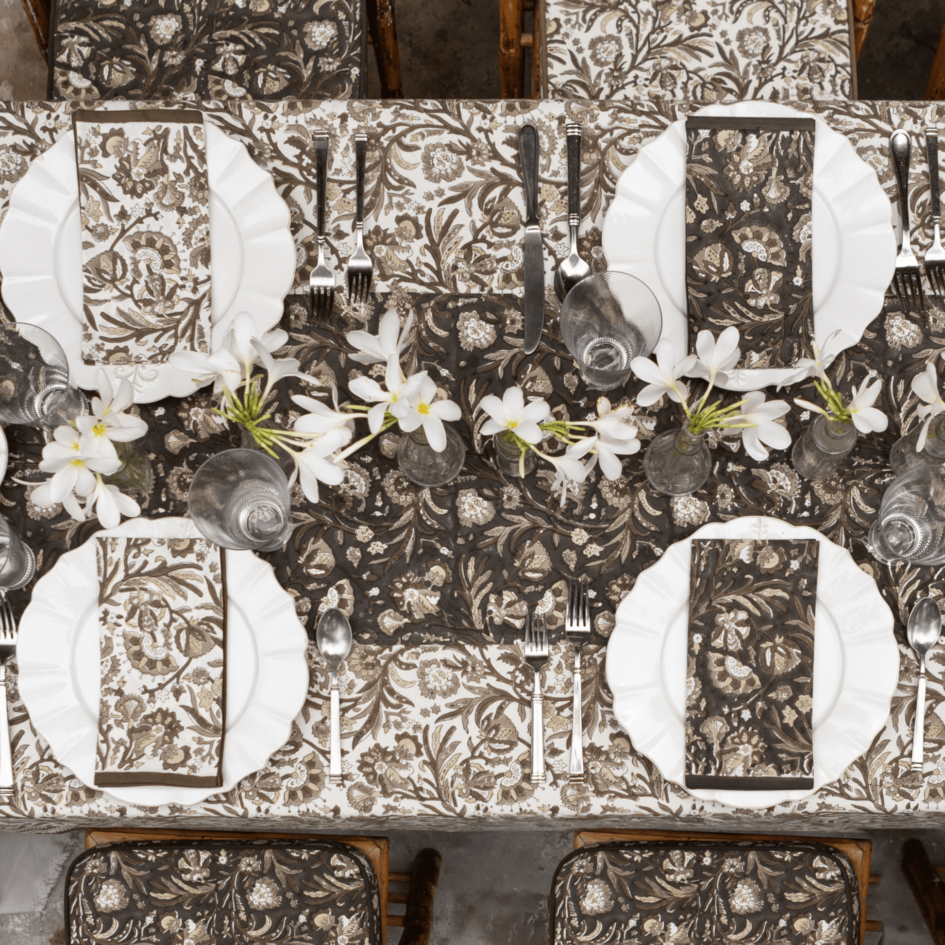 India Hicks Home Wildcard & Backgammon Tablecloth - Hosted by Kelly Gaudreau