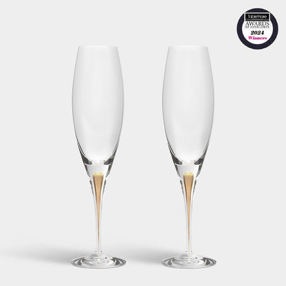Intermezzo Gold Champagne Set of 2 - Hosted by Kelly Gaudreau
