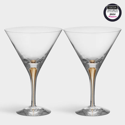Intermezzo Gold Martini Set of 2 - Hosted by Kelly Gaudreau