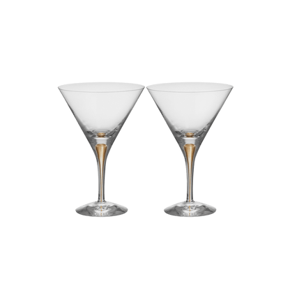 Intermezzo Gold Martini Set of 2 - Hosted by Kelly Gaudreau