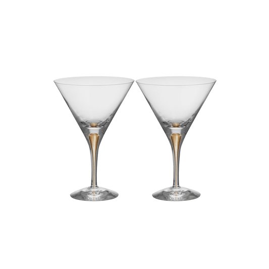 Intermezzo Gold Martini Set of 2 - Hosted by Kelly Gaudreau
