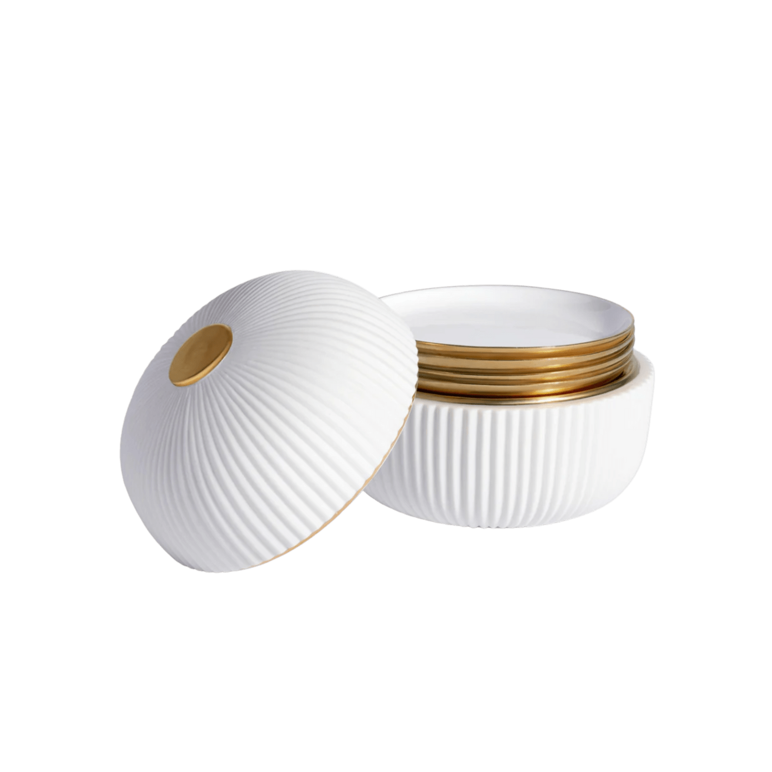 Ionic Box + Plates Set of 4 - Hosted by Kelly Gaudreau