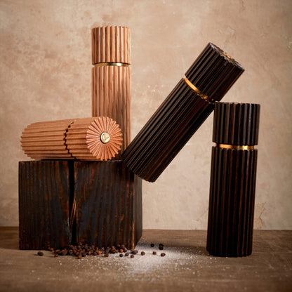 Ionic Salt + Pepper Mills Set in Natural Oak - Hosted by Kelly Gaudreau