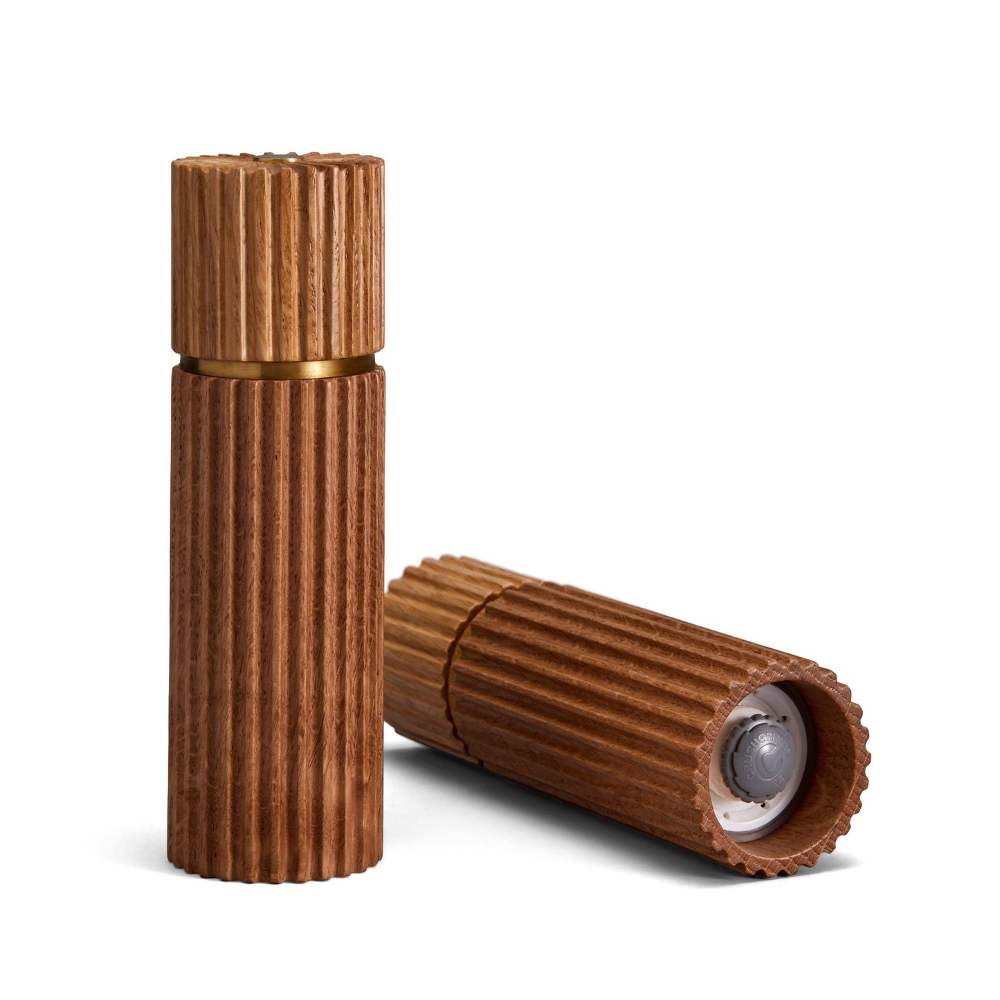 Ionic Salt + Pepper Mills Set in Natural Oak - Hosted by Kelly Gaudreau