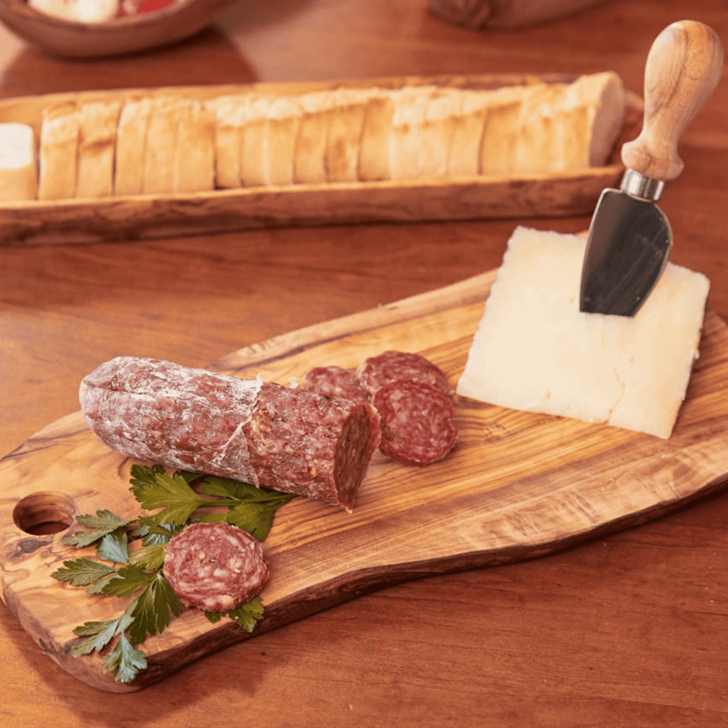 Italian Olivewood Charcuterie and Cheese Board - Hosted by Kelly Gaudreau