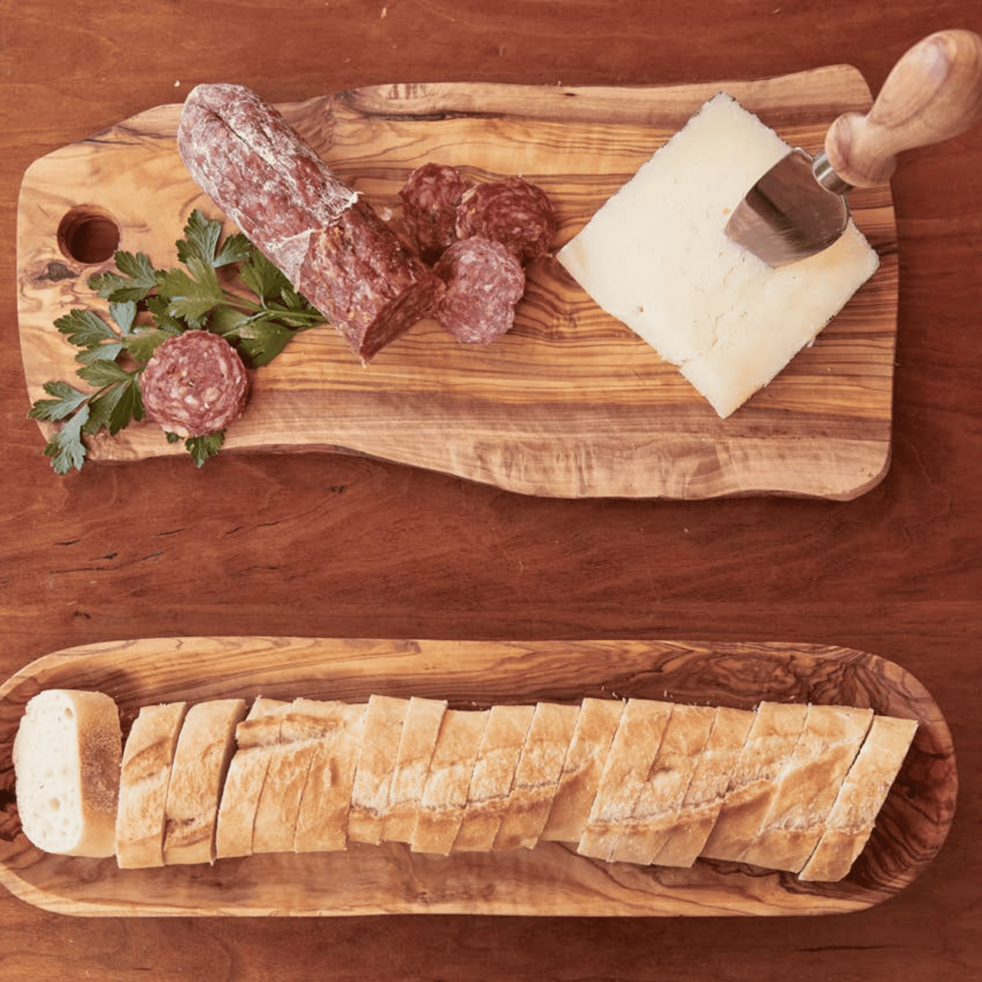 Italian Olivewood Charcuterie and Cheese Board - Hosted by Kelly Gaudreau