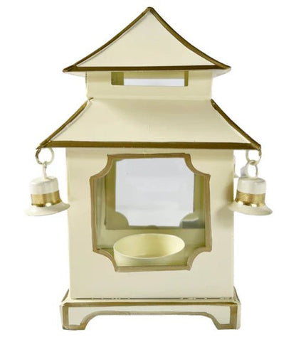 Ivory & Gold Pagoda Lantern - Hosted by Kelly Gaudreau
