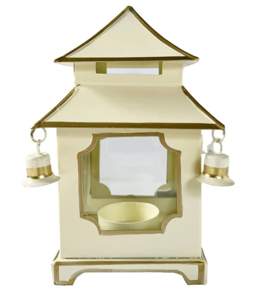 Ivory & Gold Pagoda Lantern