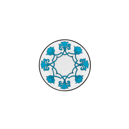 Jaipur Dessert Plate in Blue - Hosted by Kelly Gaudreau