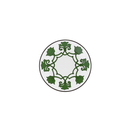 Jaipur Dessert Plate in Green - Hosted by Kelly Gaudreau