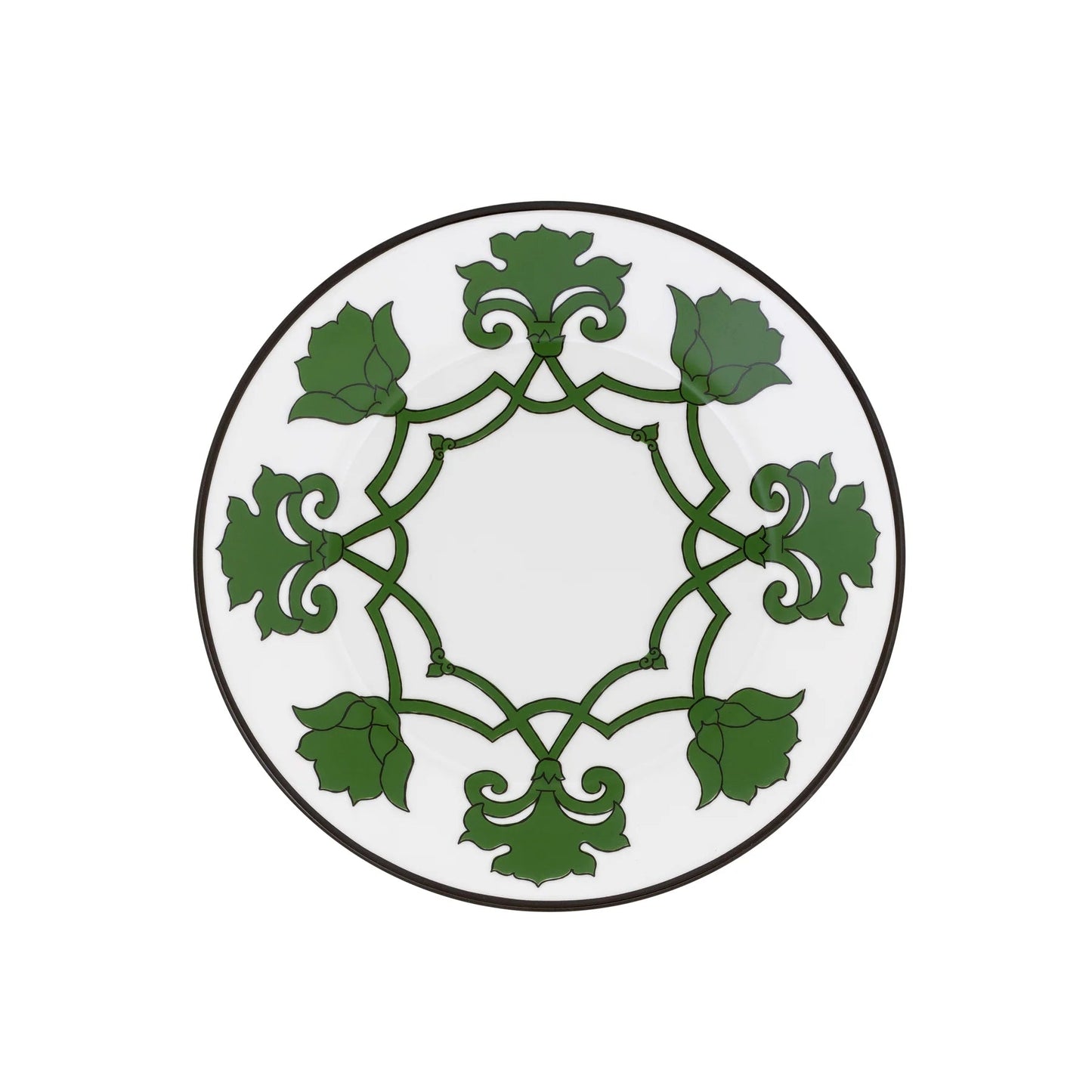 Jaipur Dessert Plate in Green - Hosted by Kelly Gaudreau