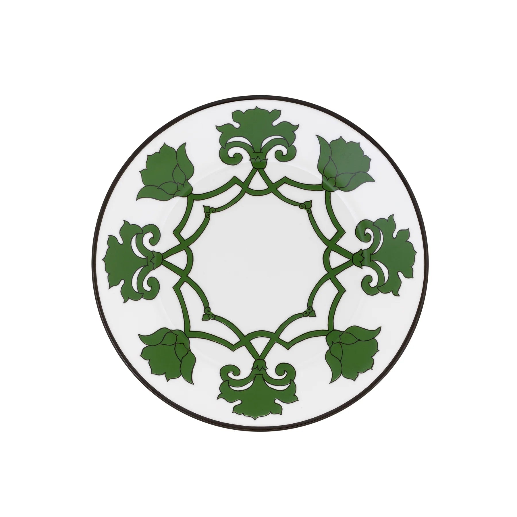 Jaipur Dessert Plate in Green - Hosted by Kelly Gaudreau