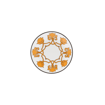 Jaipur Dessert Plate in Orange - Hosted by Kelly Gaudreau