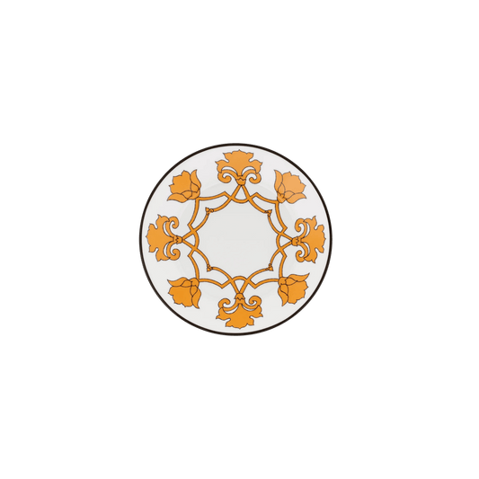 Jaipur Dessert Plate in Orange - Hosted by Kelly Gaudreau