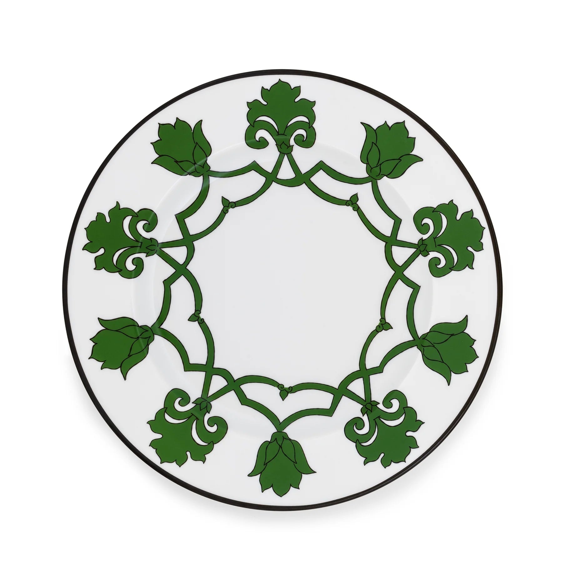 Jaipur Dinner Plate in Green - Hosted by Kelly Gaudreau
