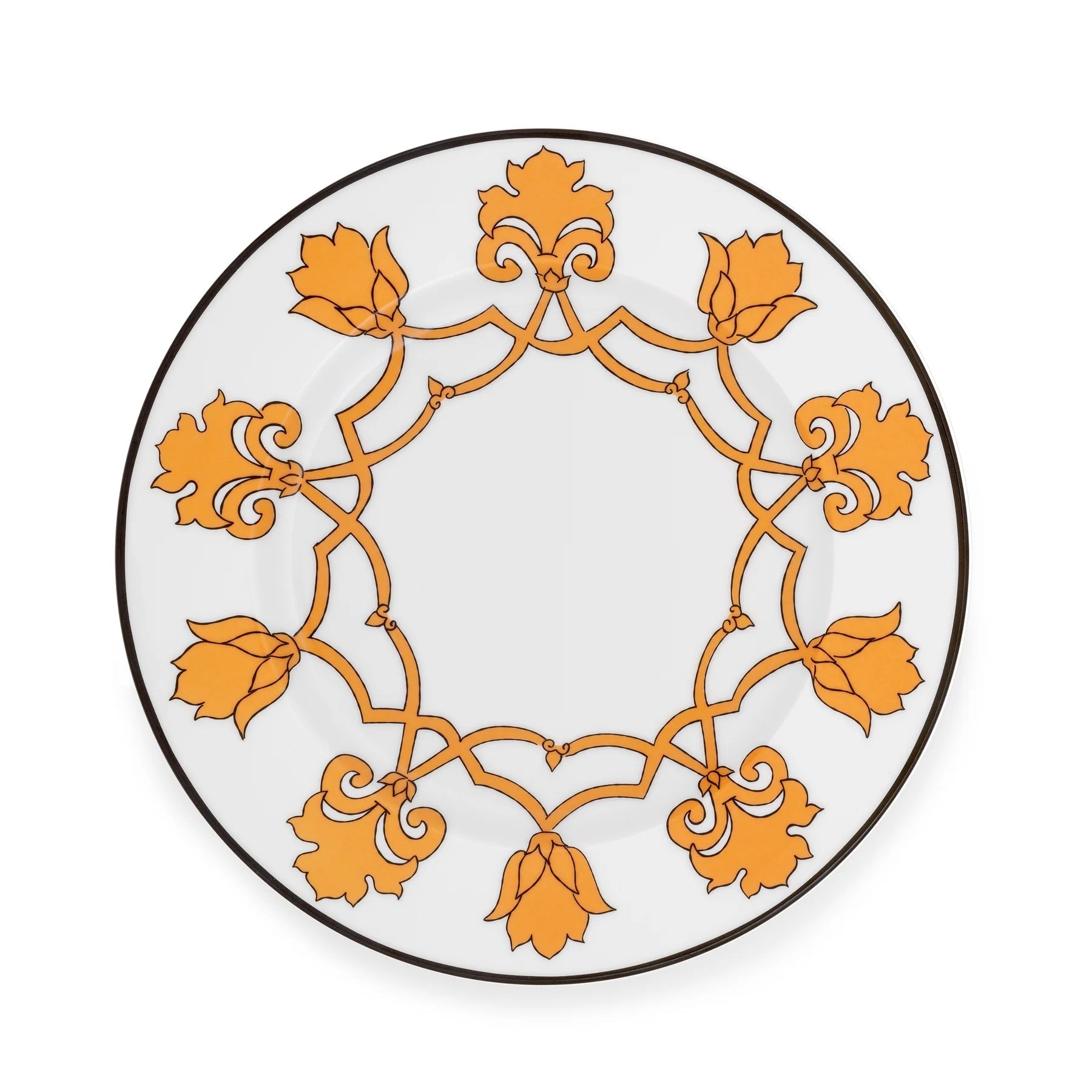 Jaipur Dinner Plate in Orange - Hosted by Kelly Gaudreau