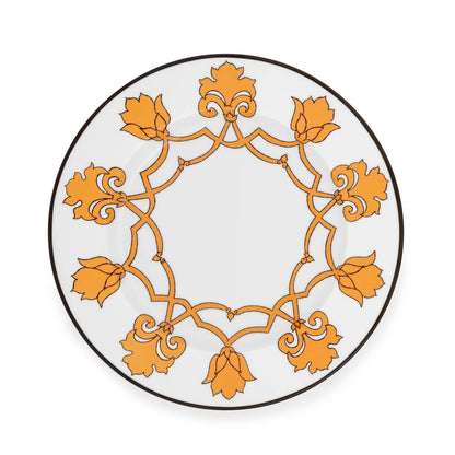 Jaipur Dinner Plate in Orange - Hosted by Kelly Gaudreau