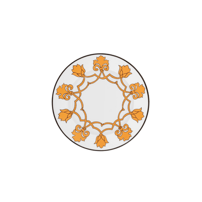 Jaipur Dinner Plate in Orange - Hosted by Kelly Gaudreau