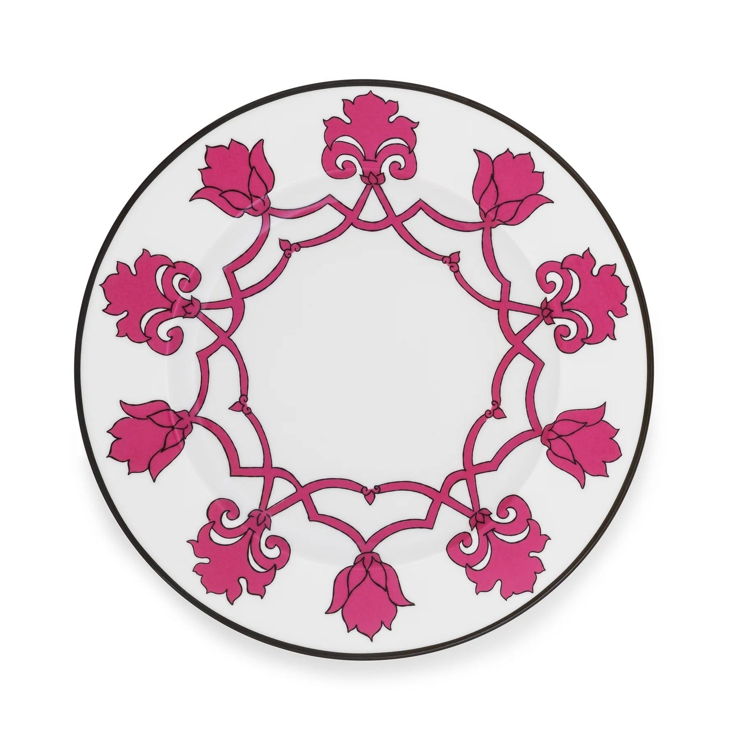 Jaipur Dinner Plate in Pink - Hosted by Kelly Gaudreau