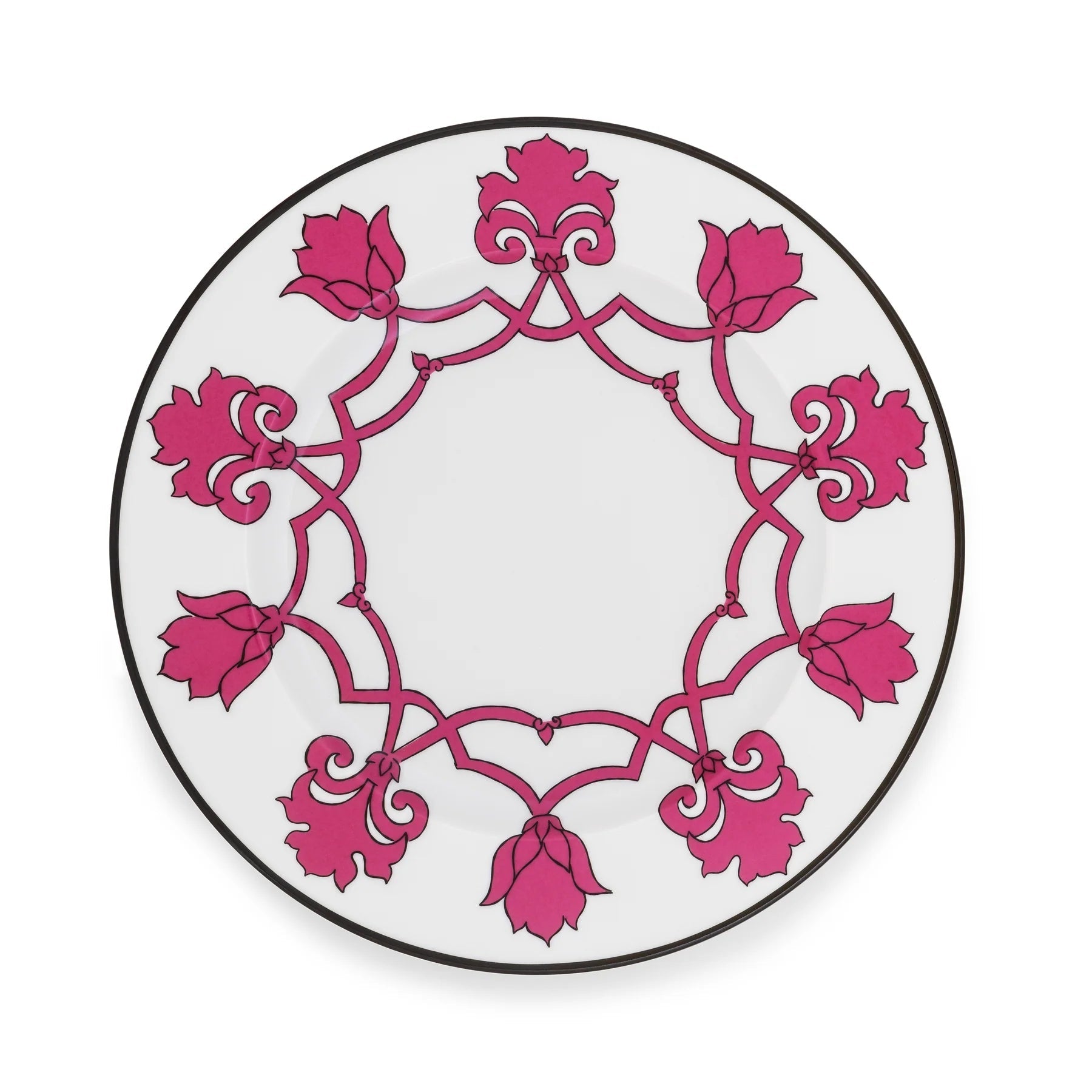 Jaipur Dinner Plate in Pink - Hosted by Kelly Gaudreau