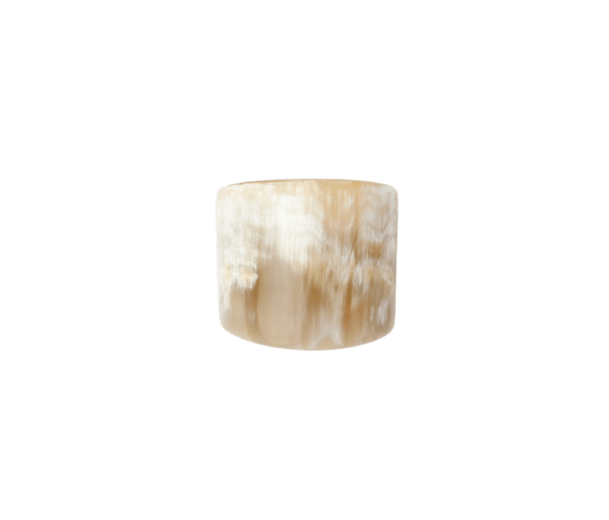James Napkin Ring in Natural Horn Set of 4 - Hosted by Kelly Gaudreau