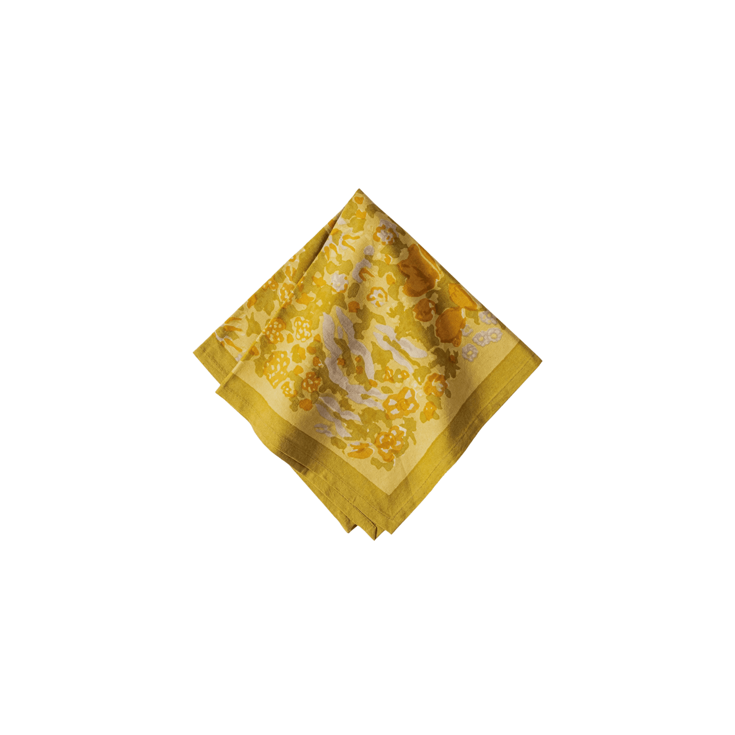 Jardin Mustard & Grey Napkins - Set of 6 - Hosted by Kelly Gaudreau