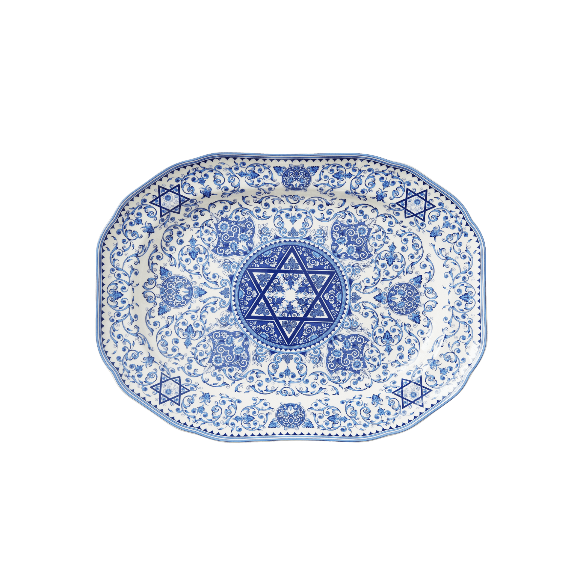 Judaica Oval Platter - Hosted by Kelly Gaudreau