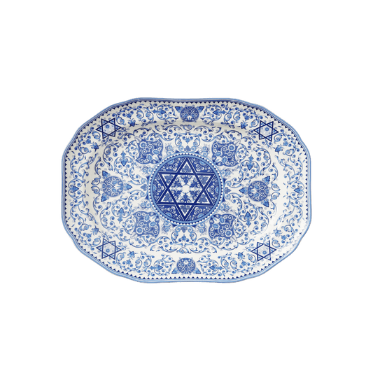 Judaica Oval Platter - Hosted by Kelly Gaudreau