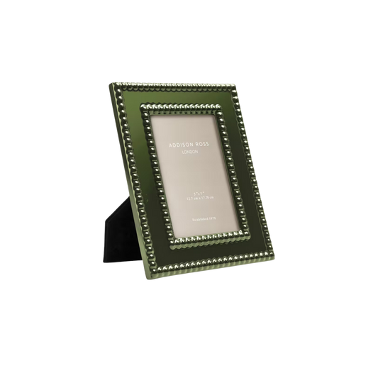 Bobbin Lacquer Photo Frame - Khaki