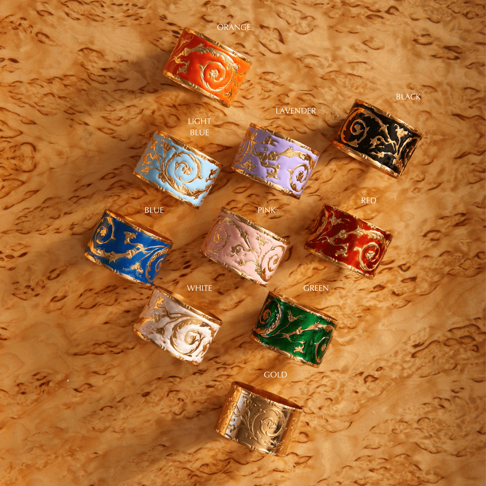 L'Anello Napkin Rings - Set of 4 - Hosted by Kelly Gaudreau