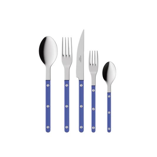 Bistrot Pearly 5-Piece Cutlery Set - Lapis Blue