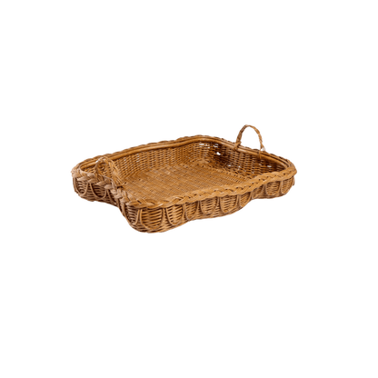 Large Rattan Breakfast Tray - Hosted by Kelly Gaudreau