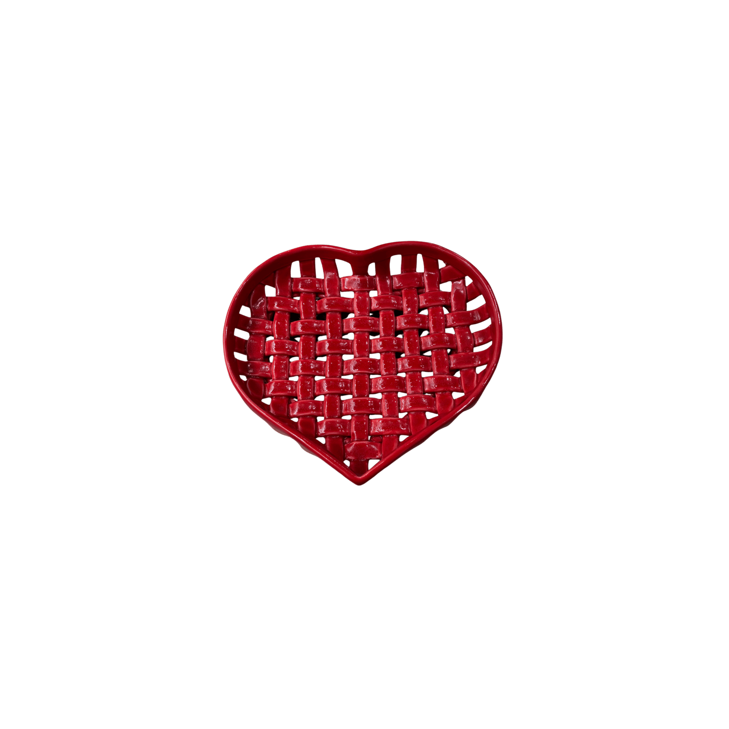 Large Woven Heart - Red - Hosted by Kelly Gaudreau
