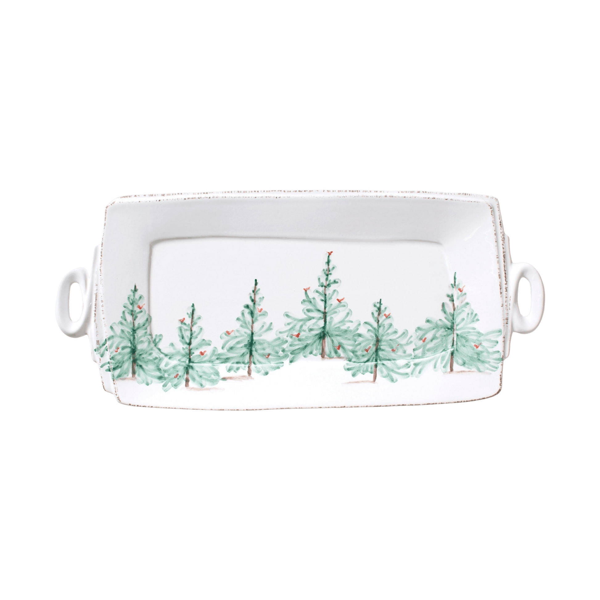 Lastra Holiday Handled Rectangular Platter - Hosted by Kelly Gaudreau