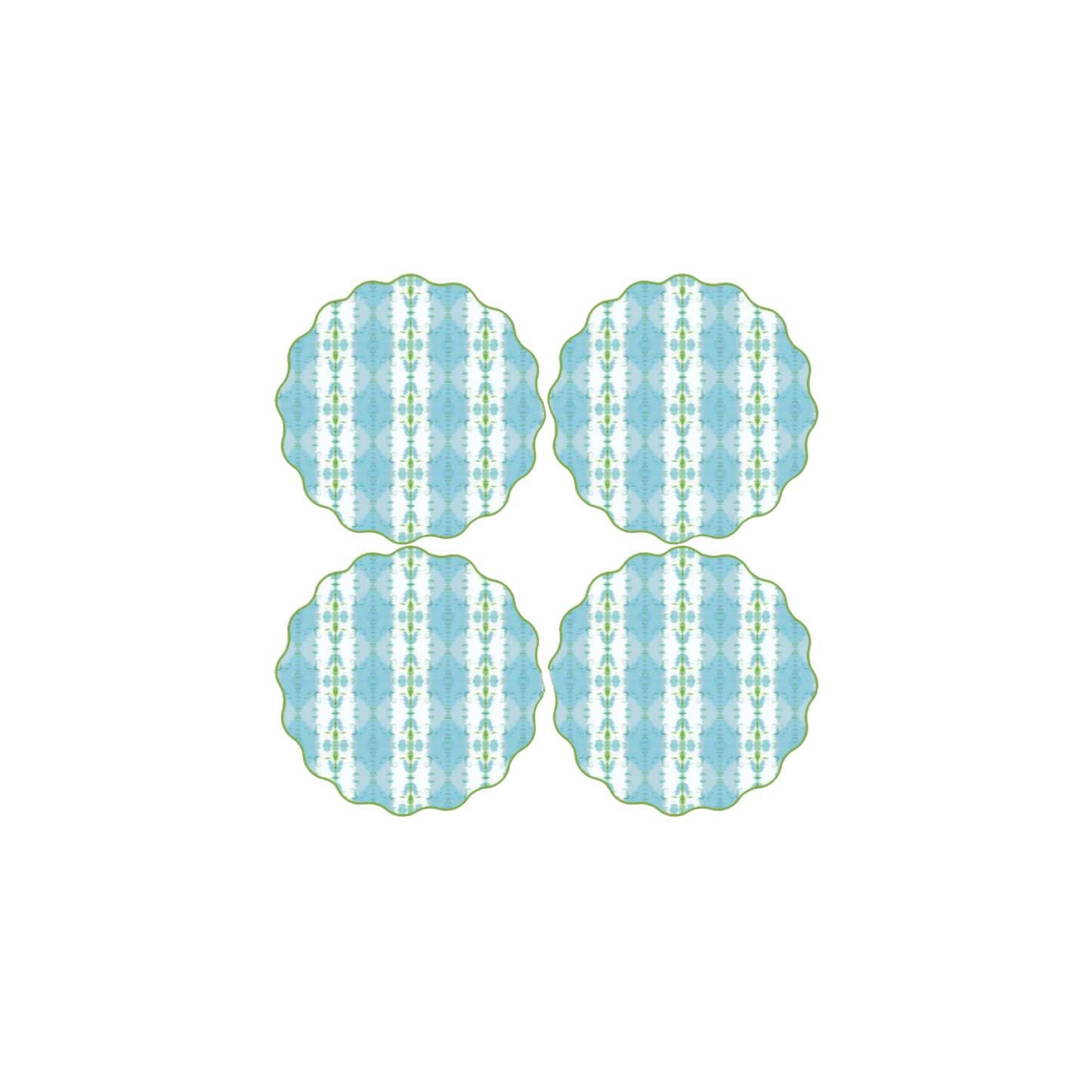 Laura Park Blue Passion Coasters - Set of 4 - Hosted by Kelly Gaudreau