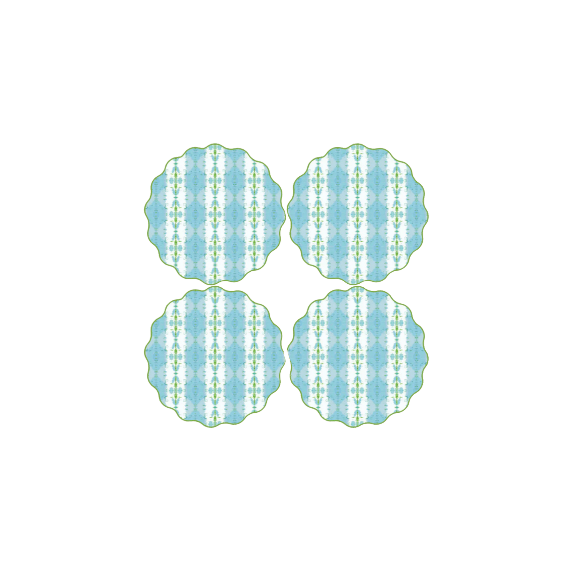 Laura Park Blue Passion Coasters - Set of 4 - Hosted by Kelly Gaudreau