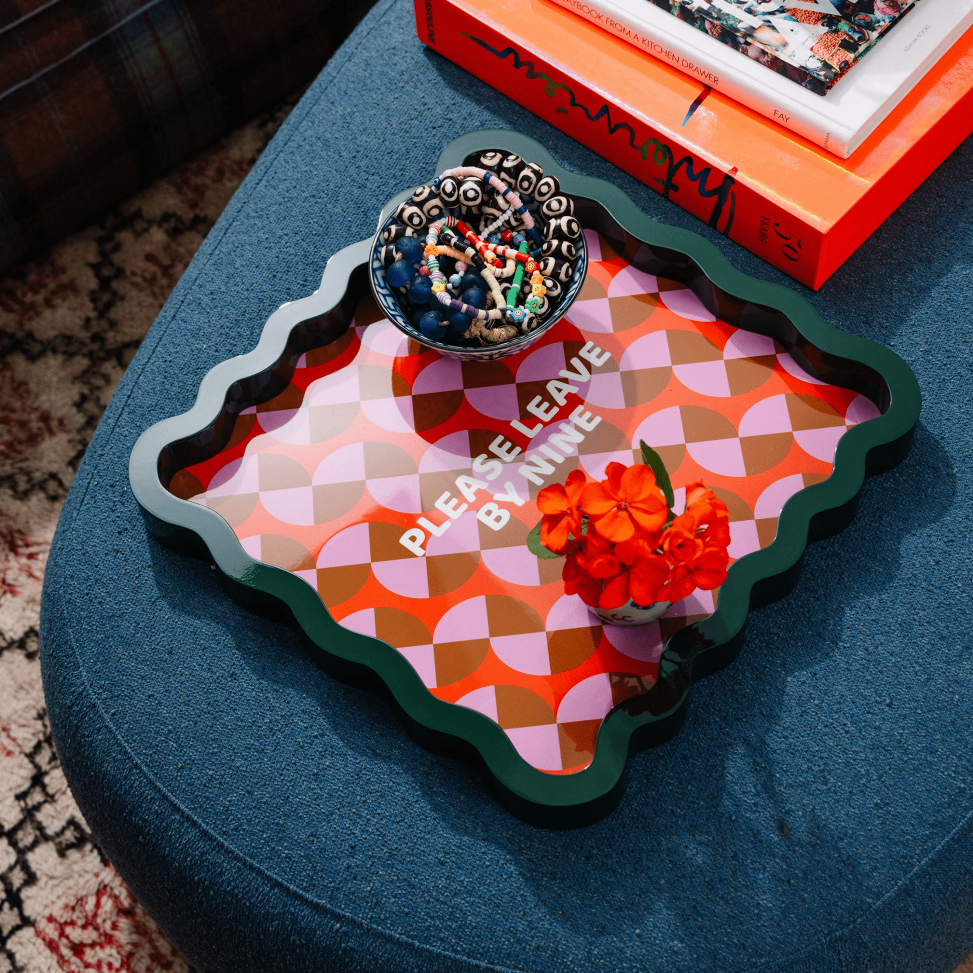 Leave by Nine Large Lacquer Tray - Hosted by Kelly Gaudreau