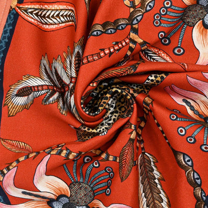 Leopard Napkins in Royal Red - Set of 2 - Hosted by Kelly Gaudreau