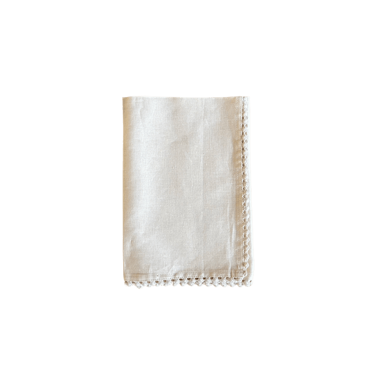 Linen Napkin in Eggshell - Set of 4 - Hosted by Kelly Gaudreau