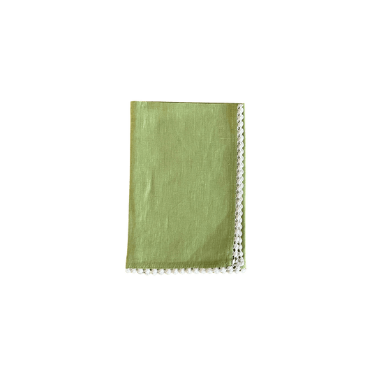 Linen Napkin in Lime - Set of 4 - Hosted by Kelly Gaudreau