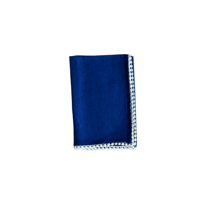 Linen Napkin in Marine - Set of 4 - Hosted by Kelly Gaudreau
