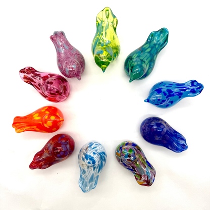 Little Bird of Inspiration Blown Glass Figurine - Hosted by Kelly Gaudreau