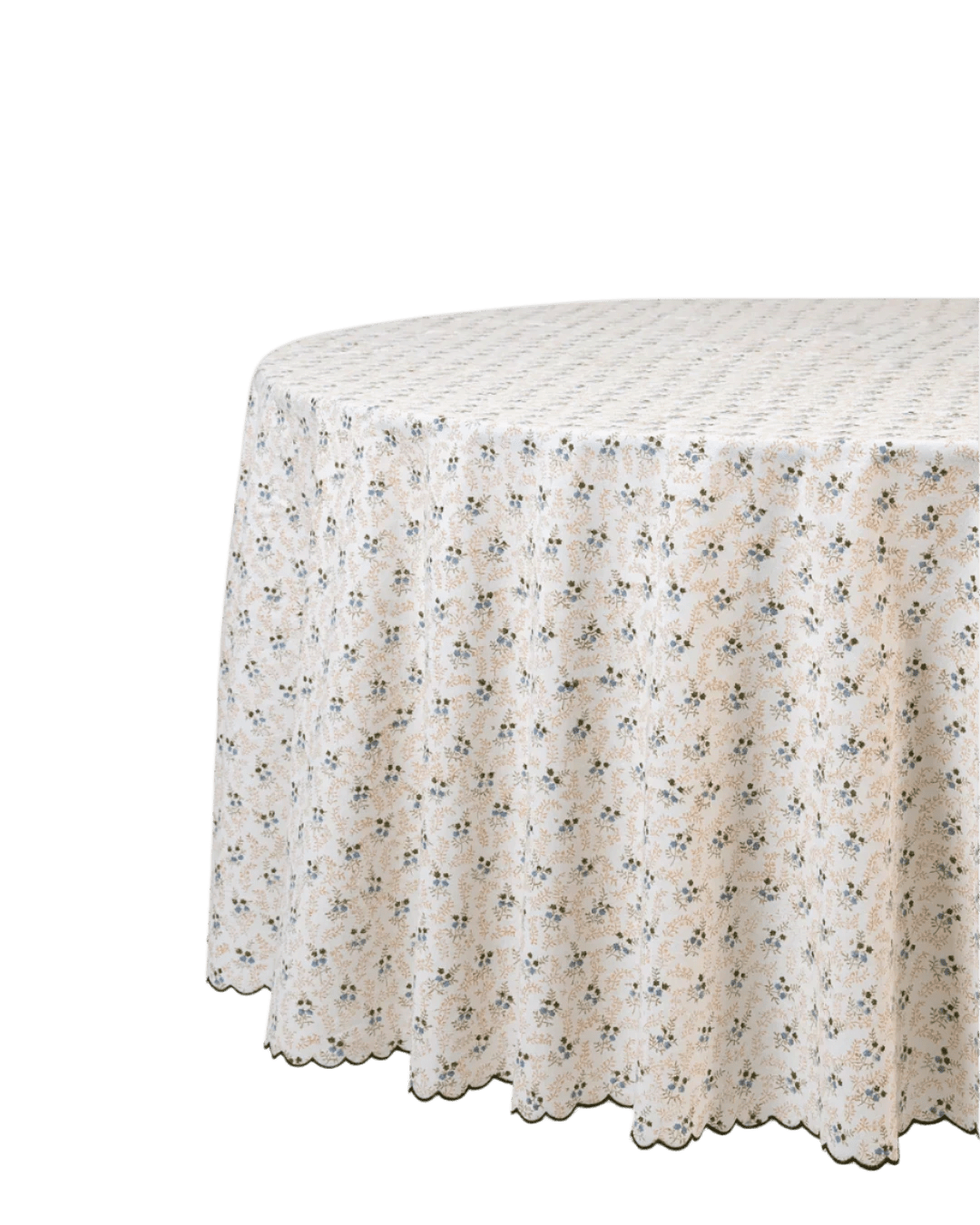 Little Flower Tablecloth in Green - Hosted by Kelly Gaudreau