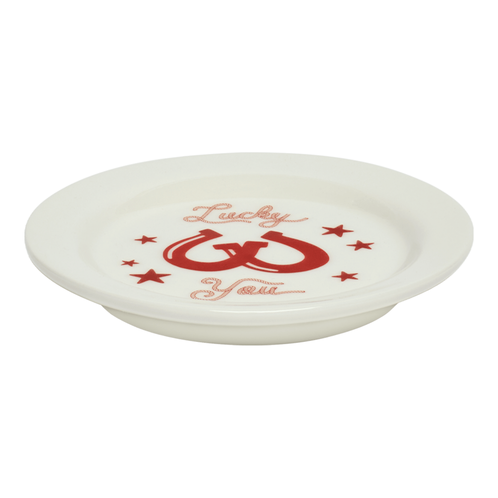 Lucky You 4.25" Plate - Hosted by Kelly Gaudreau